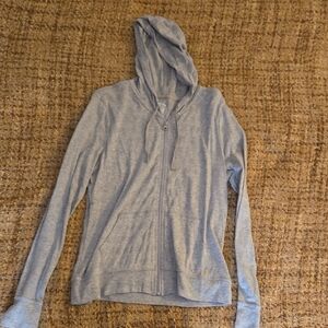 SO Women's Heather Gray Zip-Up Hoodie